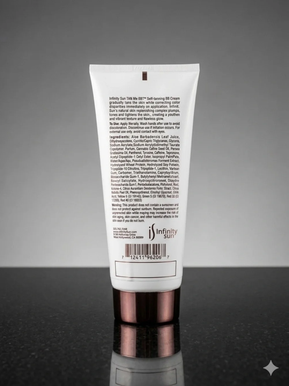 INFINITY Tan Me BB Self-Tanning Cream - New (no box)